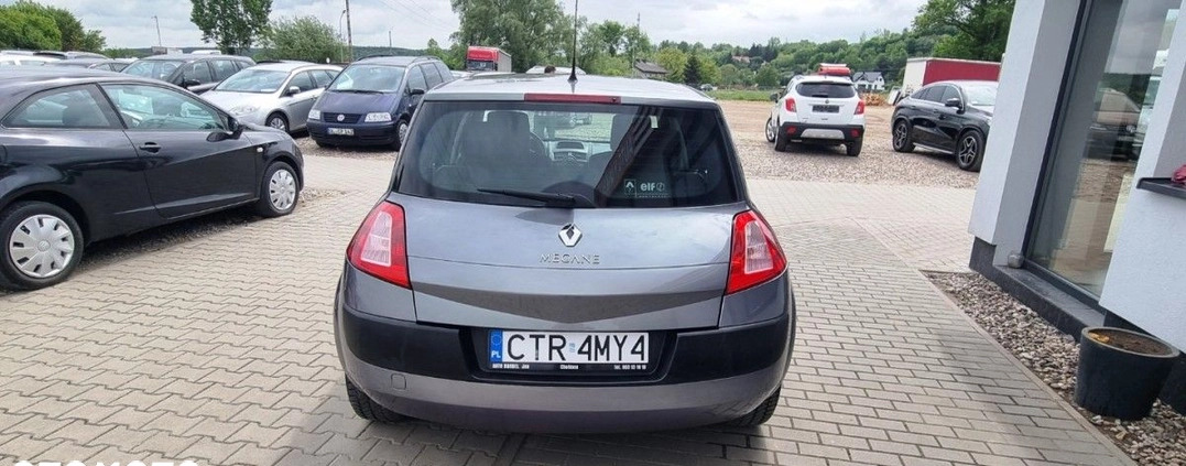 Renault Megane cena 9200 przebieg: 142825, rok produkcji 2005 z Wielichowo małe 326